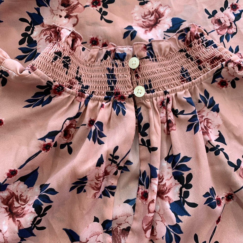 Kate Spade Pink Floral Sleeveless Blouse